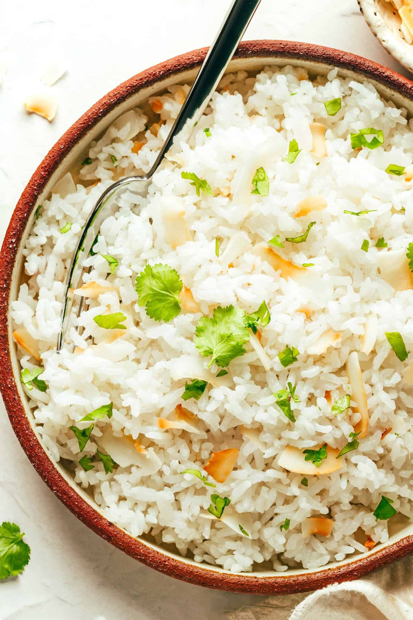 Tiki-Style Pineapple Coconut Rice with Toasted Macadamia Nuts