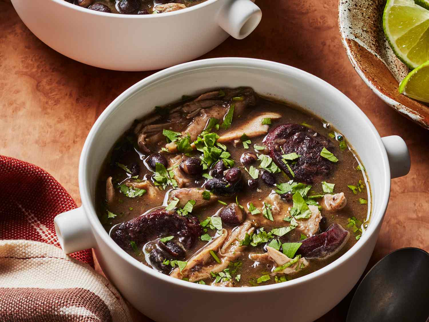 One-Pot Smoky Mushroom and Black Bean Stew