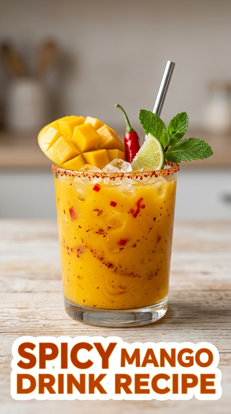 Spiced Mango Rum Smash