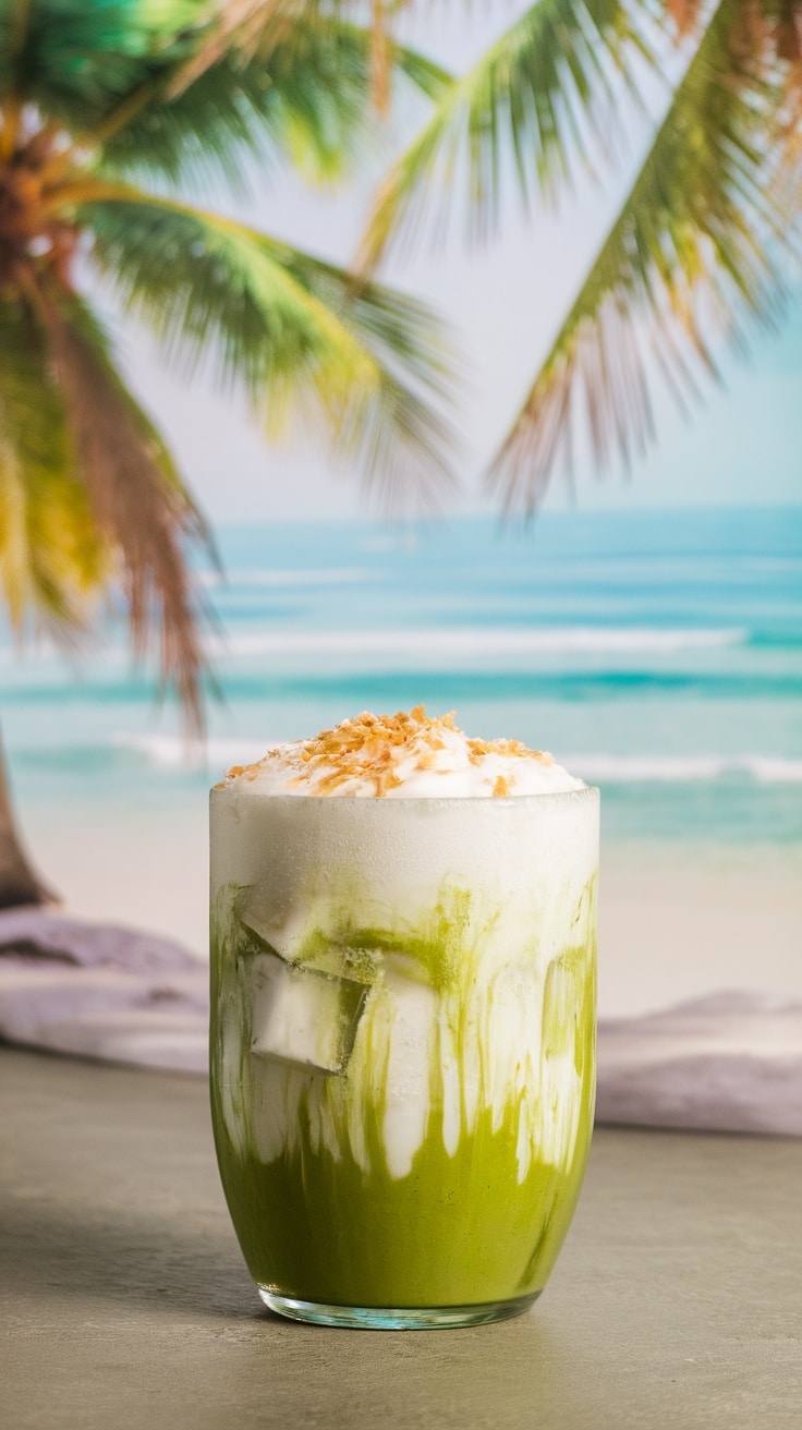 Matcha Coconut Highball