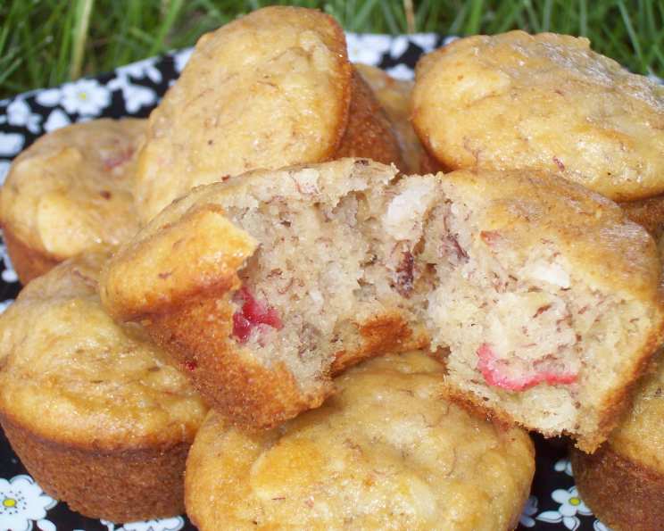 Baked Banana Coconut Muffins with Tiki Spice