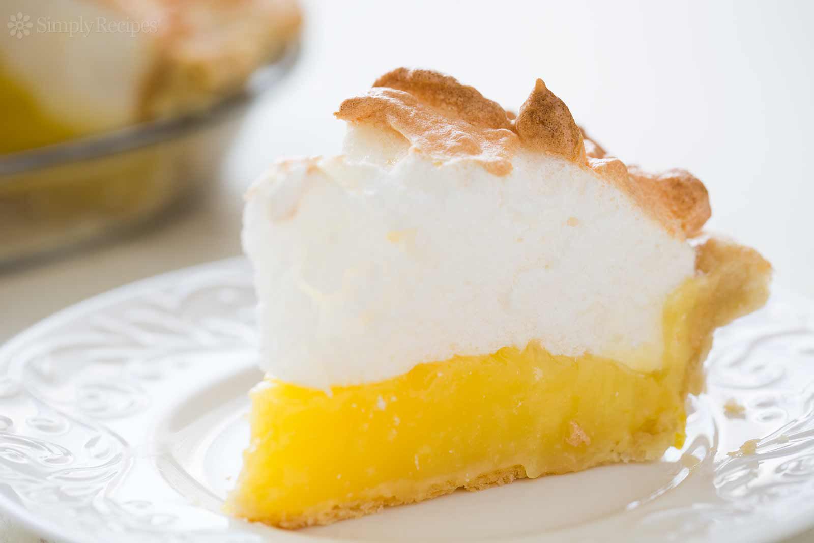 Spring Lemon Meringue Pie with Lavender Infusion