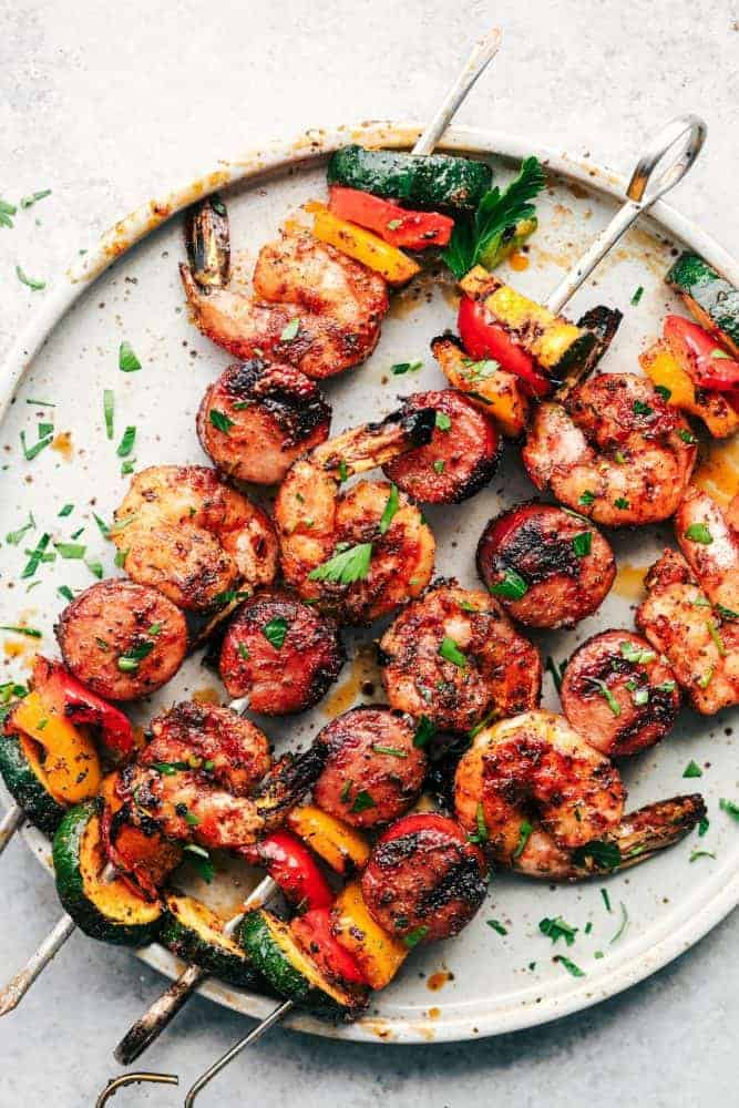 Lake Granbury Grilled Cajun Shrimp Skewers