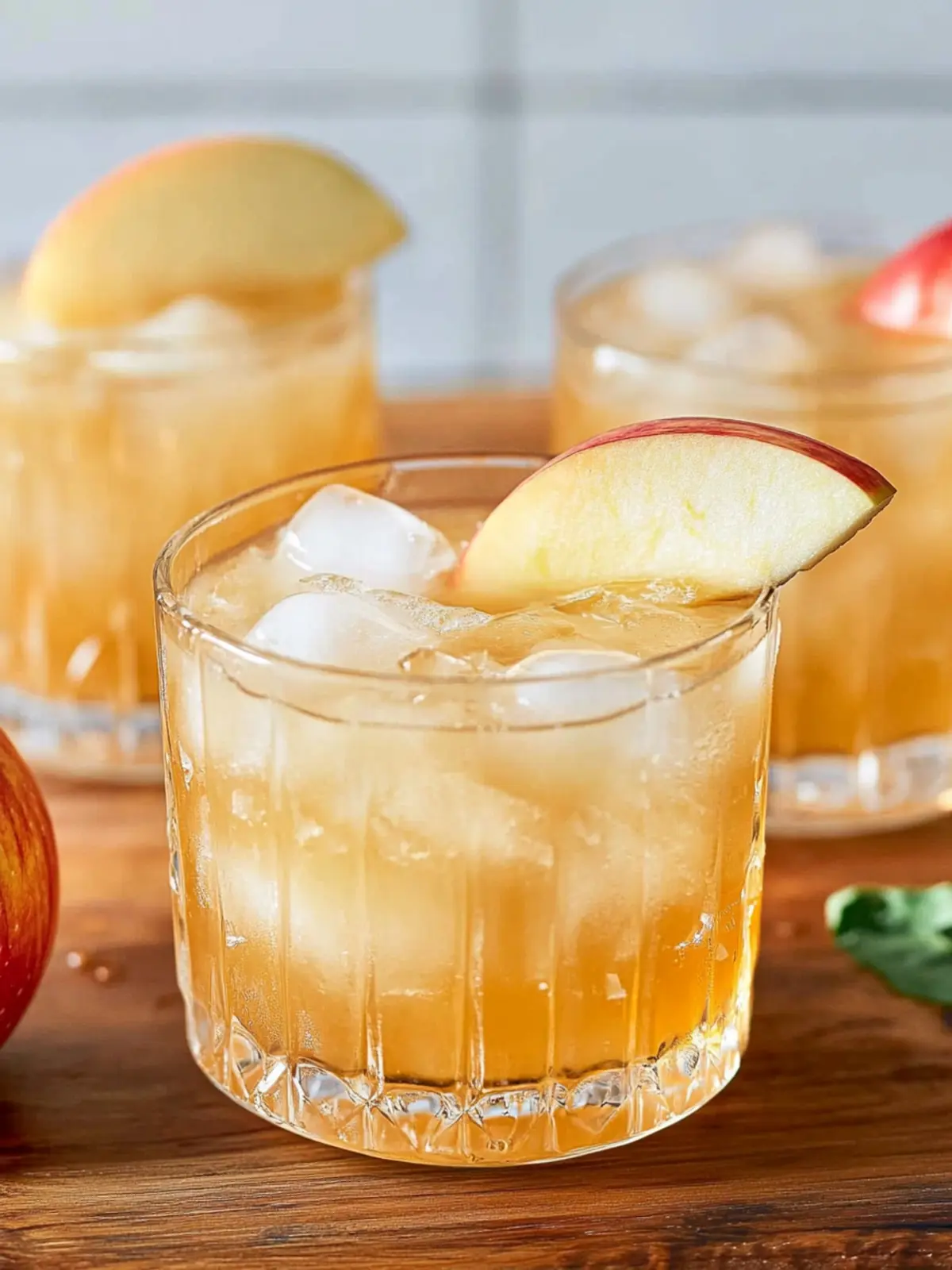 Muddled Ginger Honey Bourbon Fizz