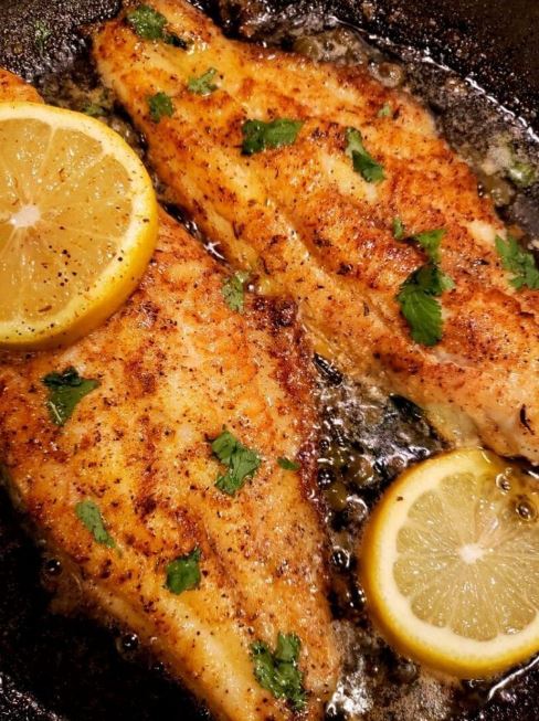 Pan-Seared Gulf Fish with Citrus Herb Butter