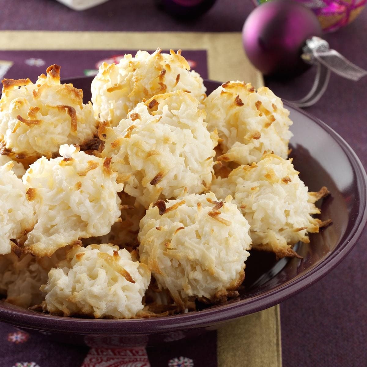 Pan-Fried Honey Glazed Coconut Macaroons