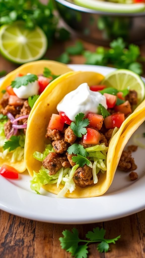 Ground Lamb Seco with Cilantro and Lime