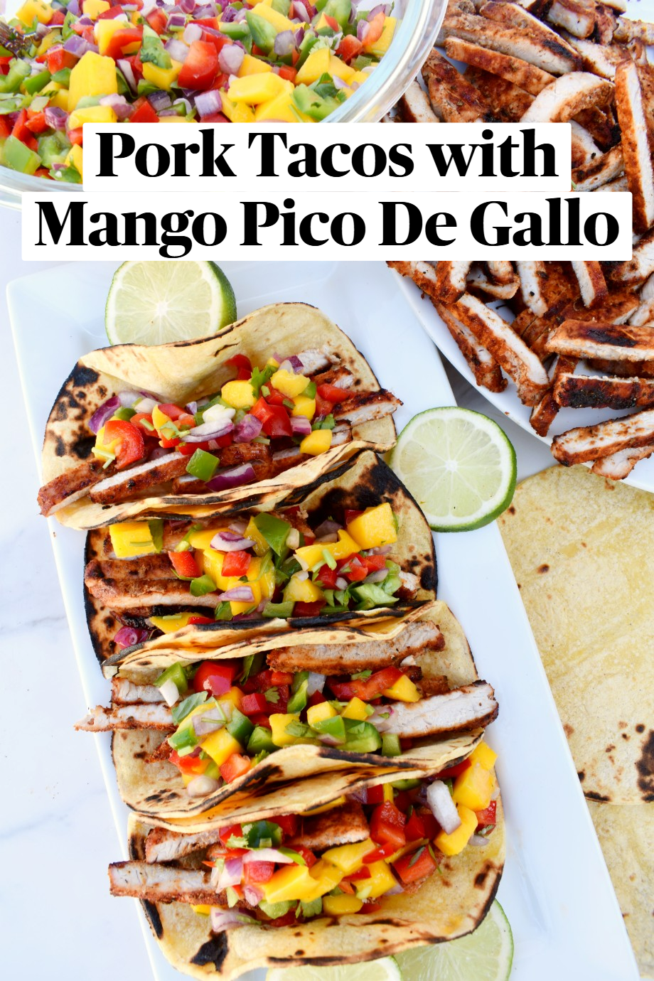 Chipotle-Spiced Pulled Pork Tacos with Mango Salsa