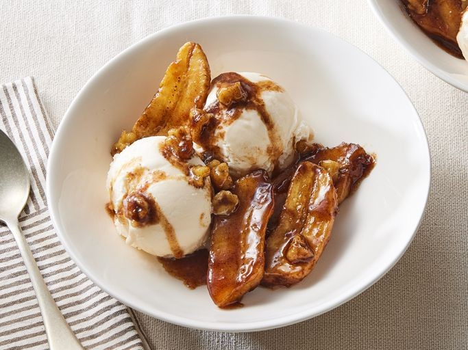 Quick Pan-Seared Butterscotch Banana Bites