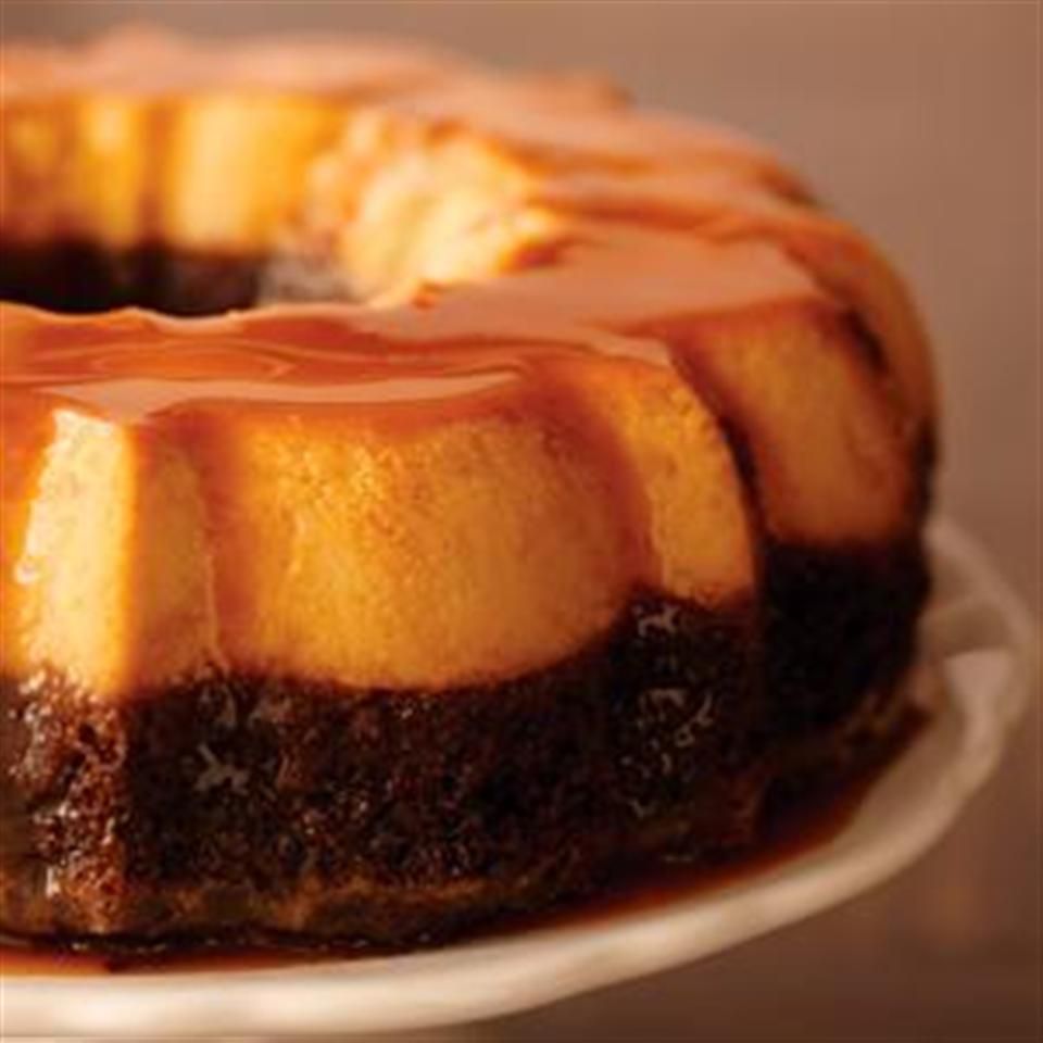 No-Bake Mexican Chocolate Flan with Cinnamon