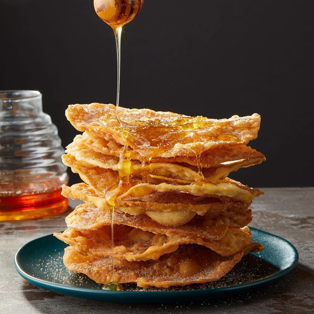 Cinnamon Sugar Buñuelos with Honey Drizzle