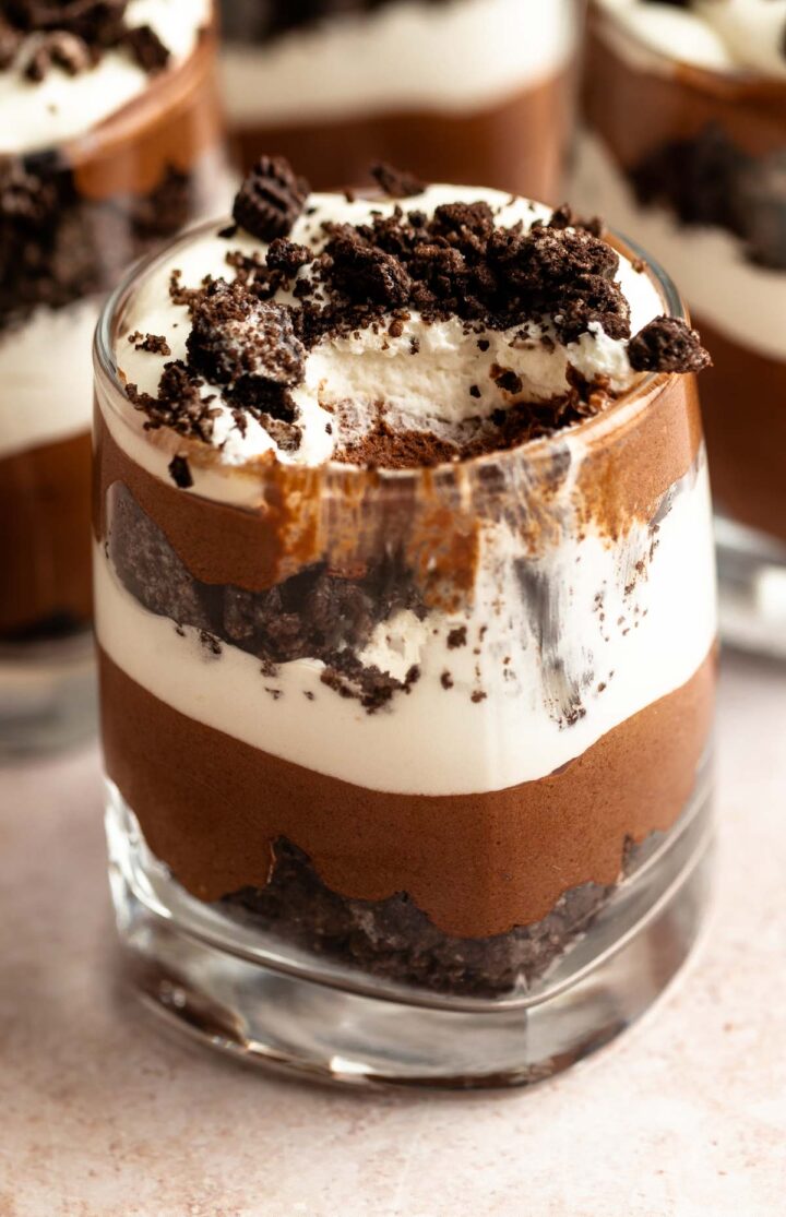No-Bake Mexican Chocolate Cinnamon Parfait
