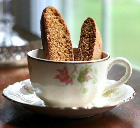 Lavender Honey Almond Biscotti