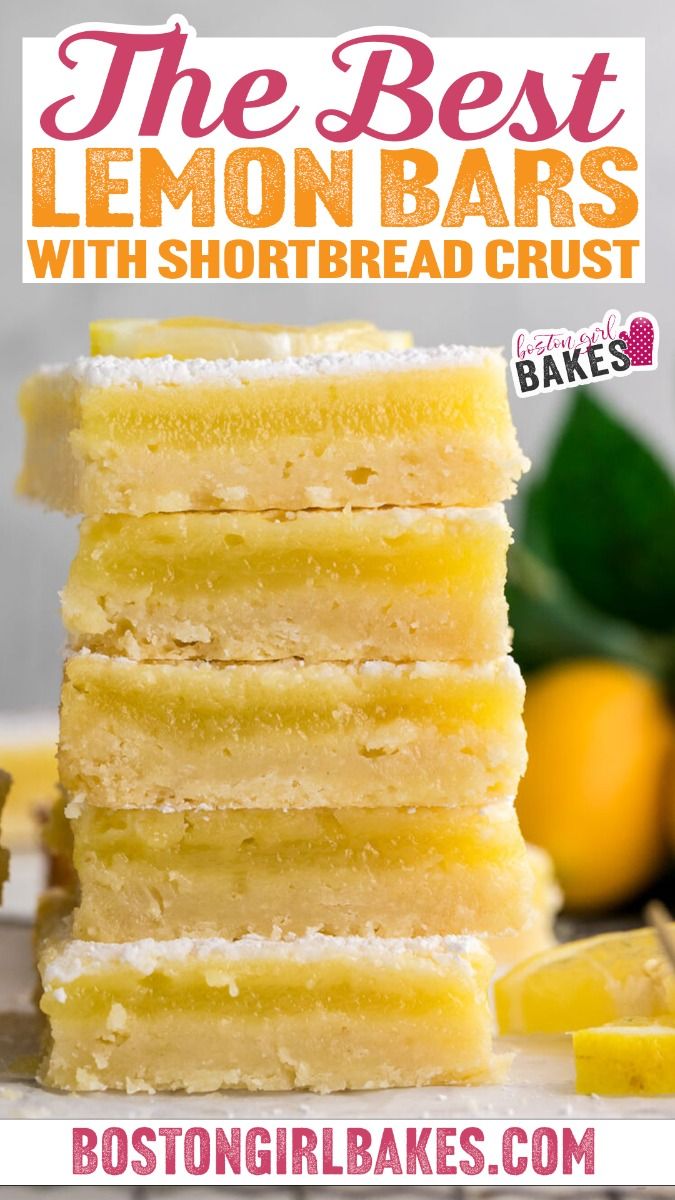 Stovetop Lemon Bars with Shortbread Crust