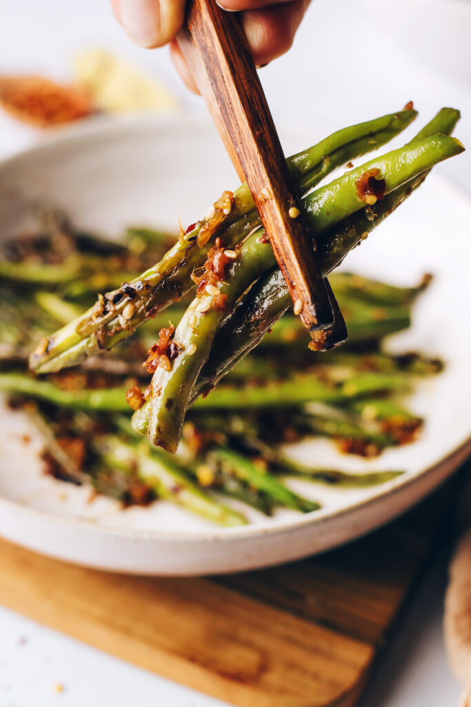 Spicy Garlic and Orange Stir-Fried Greens