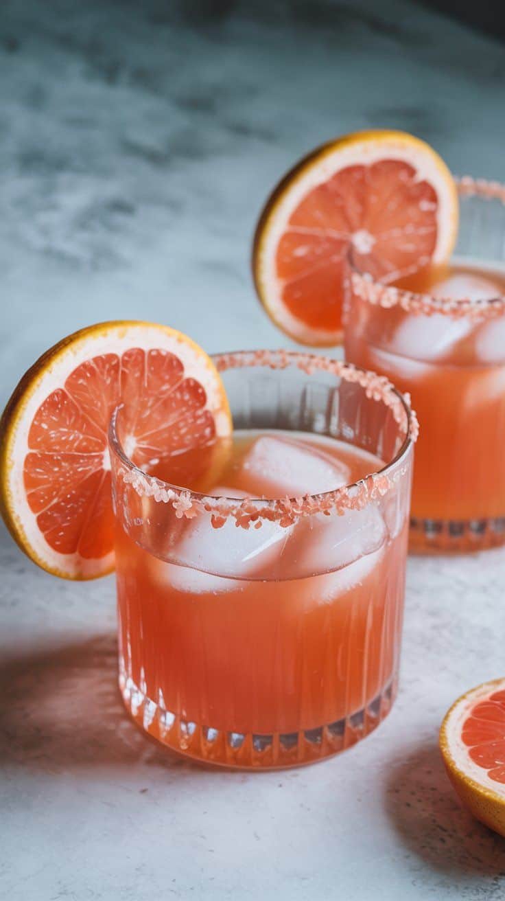 Tequila-Lime Paloma with Grapefruit Sparkle