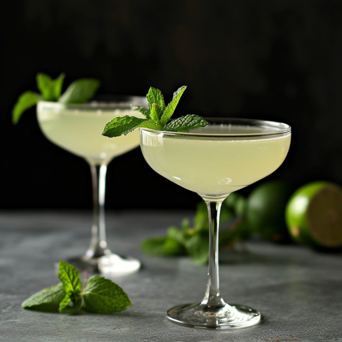 Vodka Citrus Southside with Fresh Mint