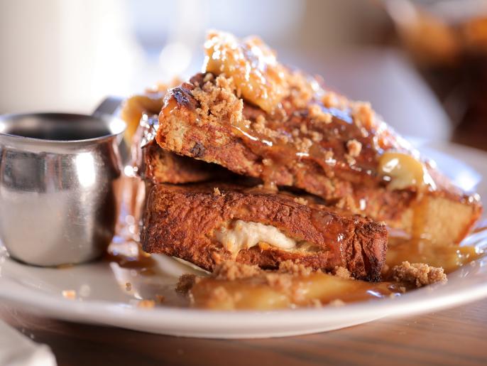 Spiced Gold Rum Banana Foster French Toast