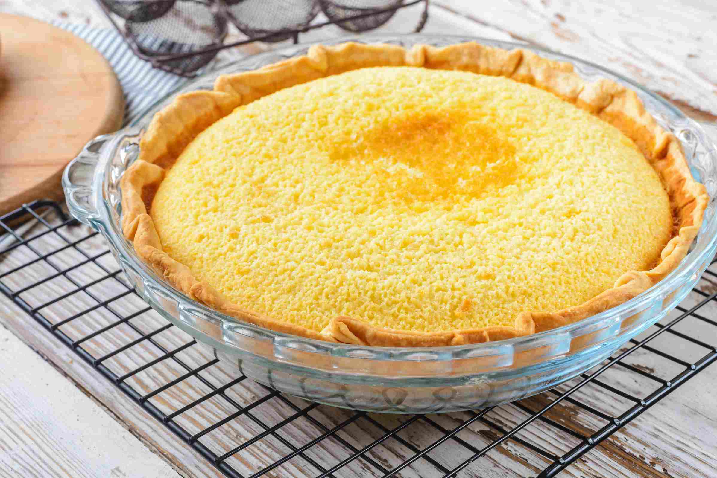 Rustic Southern Buttermilk Chess Pie