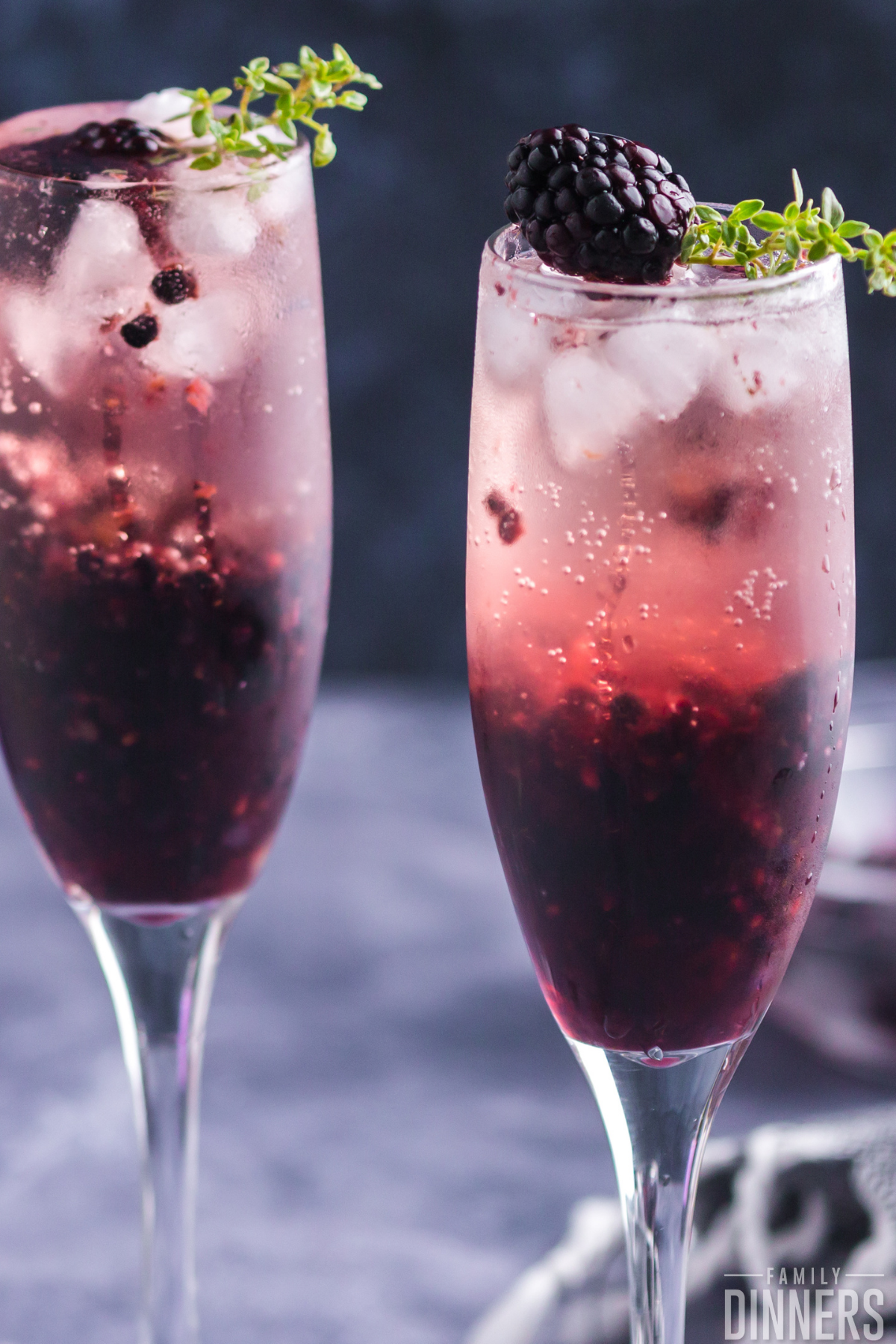 Velvet Blackberry Gin Martini