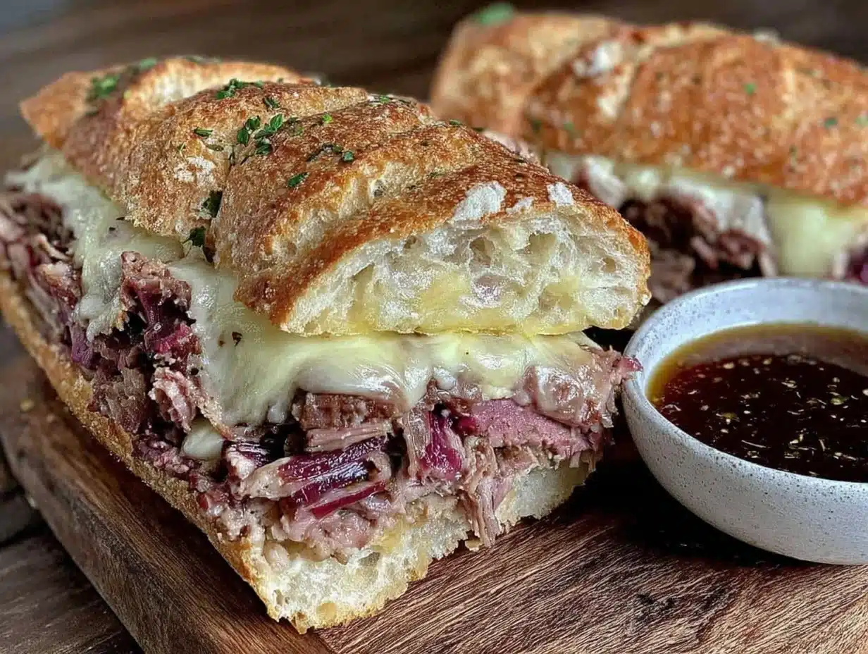 French Dip Sandwich with Rich Beef Jus