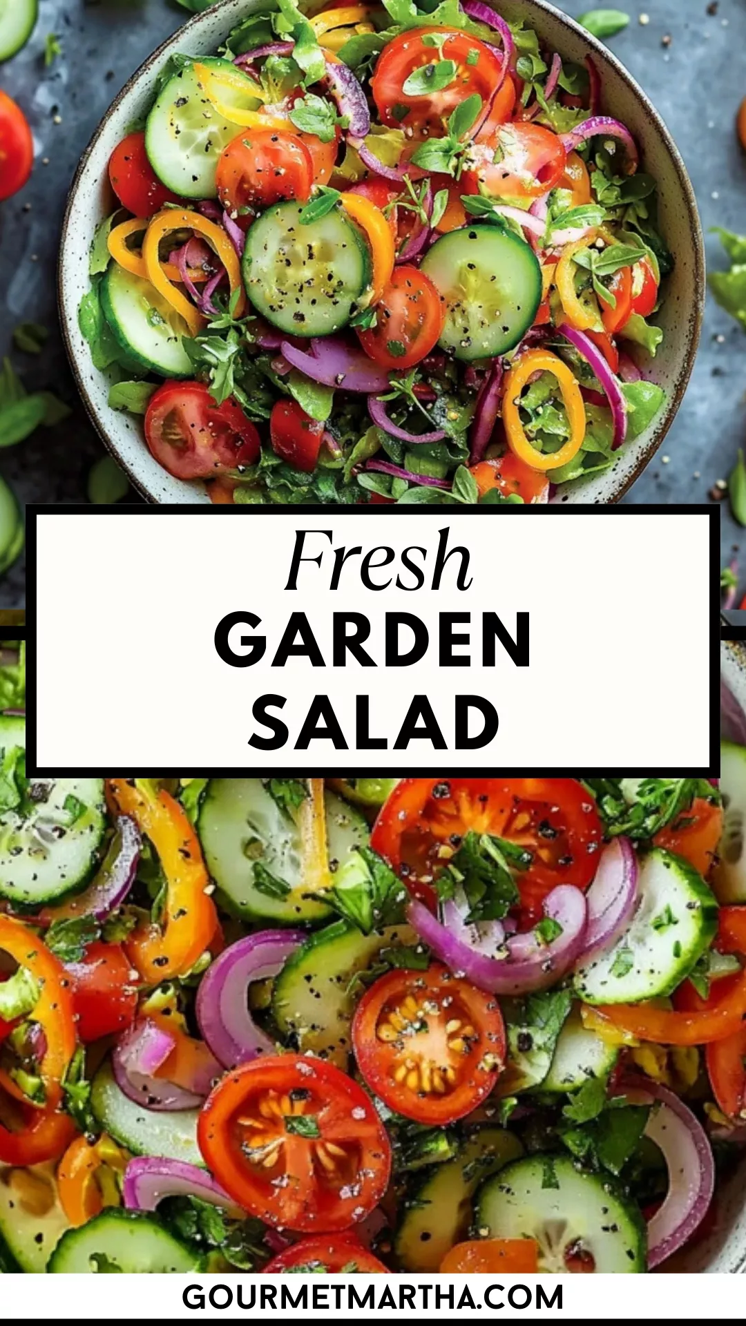 Zesty Fresh Garden Vegetable Salad