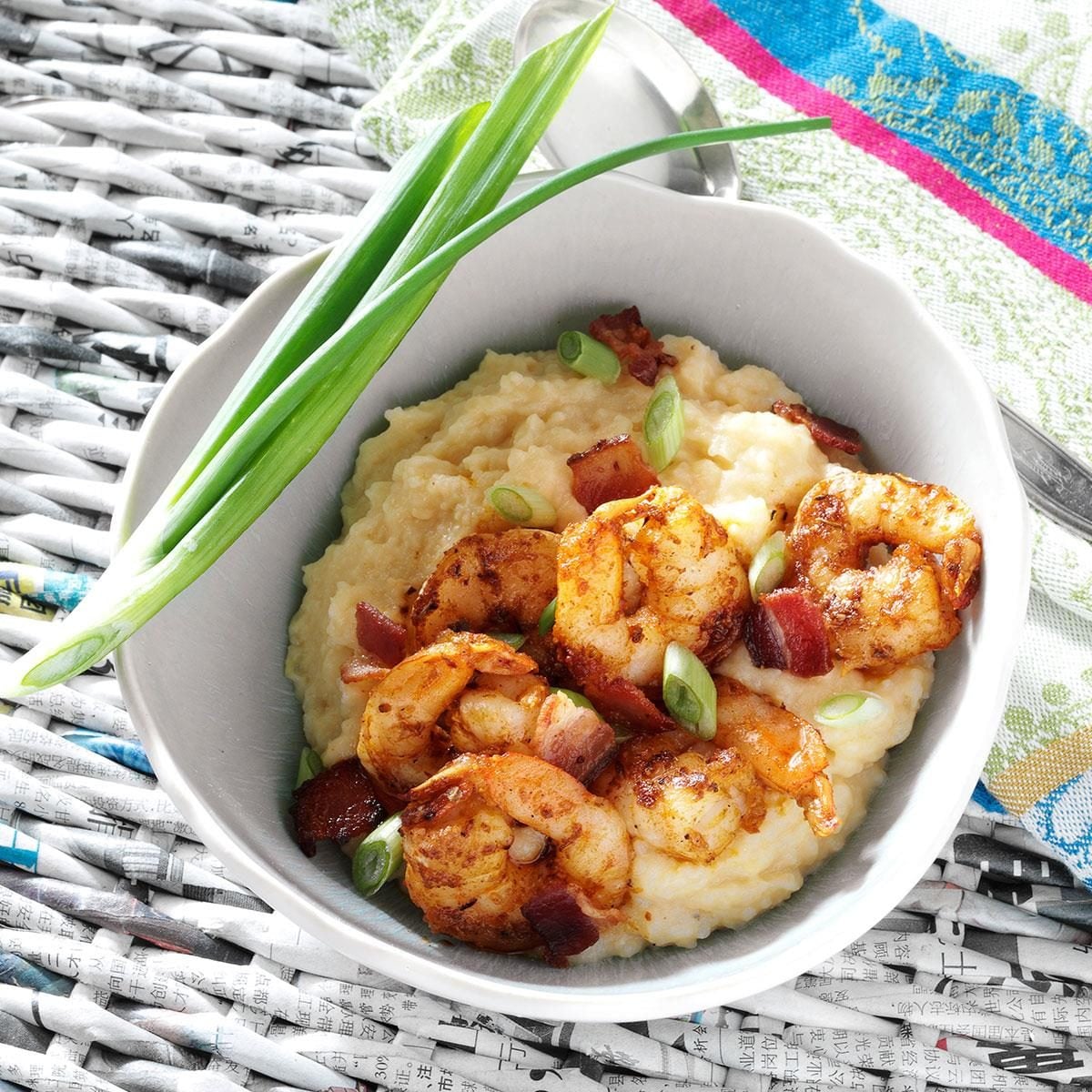 Southern-Style Shrimp and Grits with Andouille Sausage