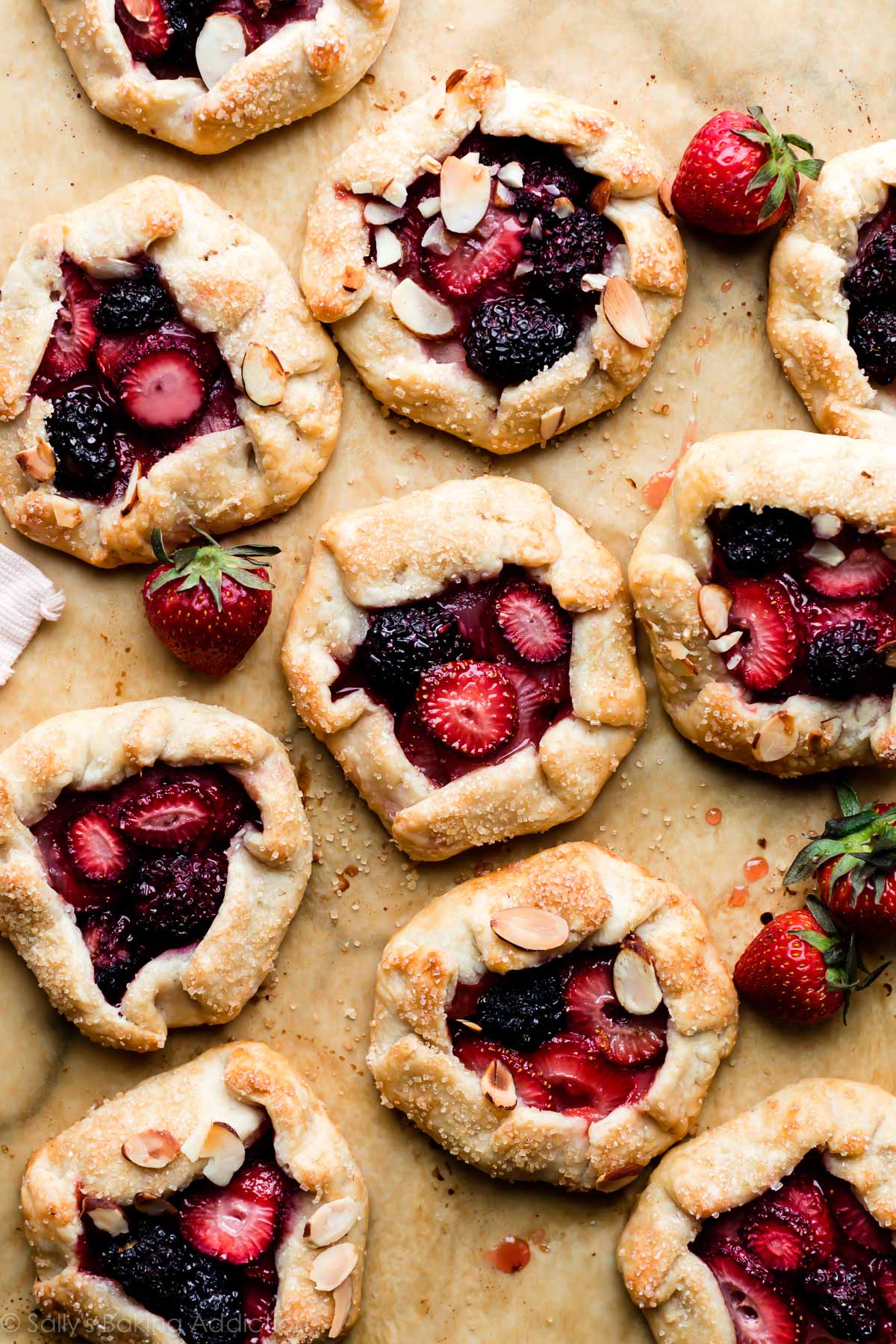 Oven-Roasted Berry and Almond Galette