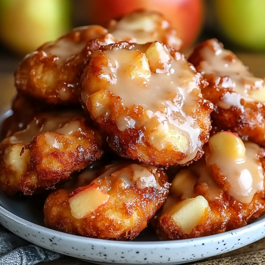 Pan-Seared Cinnamon Apple Fritters