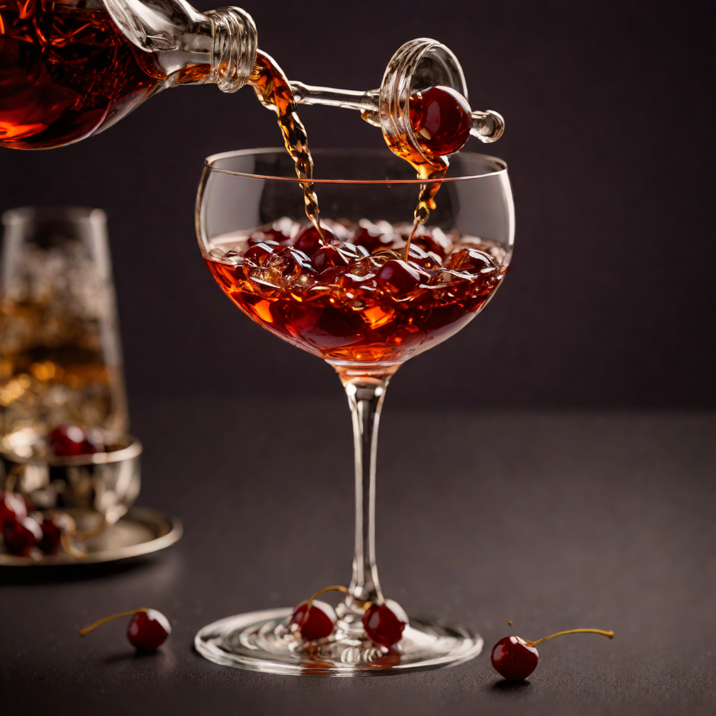 Classic Stirred Manhattan with Cherry Bitters