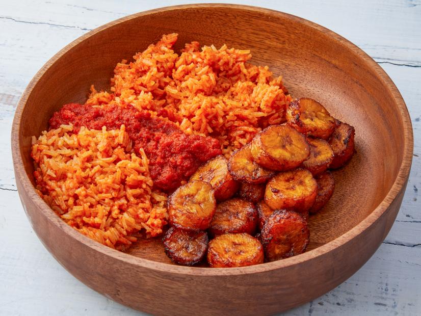 Spicy Rema-Inspired Jollof Rice with Roasted Plantains