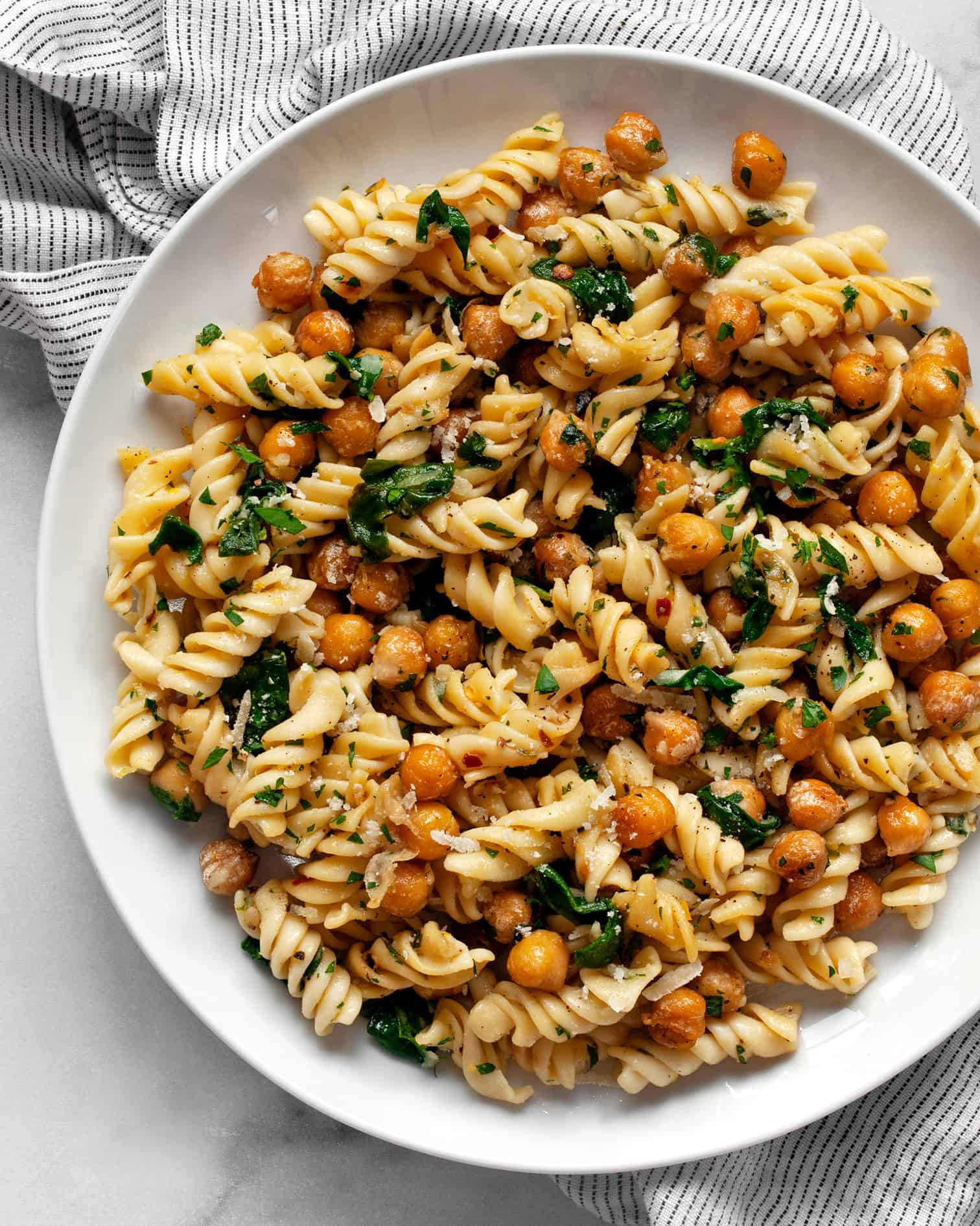 Crispy Chickpea & Herb Pasta Bites