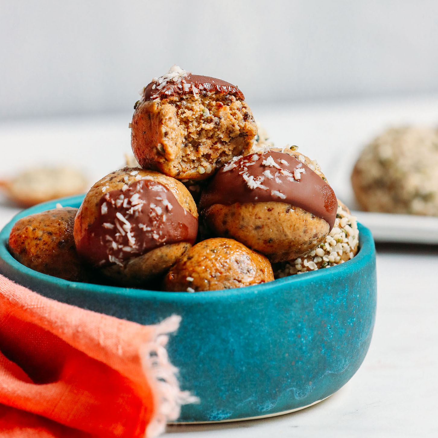 Macadamia Nut and Wattleseed Date Balls