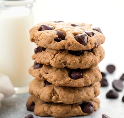 One-Bowl Peanut Butter Oatmeal Cookies