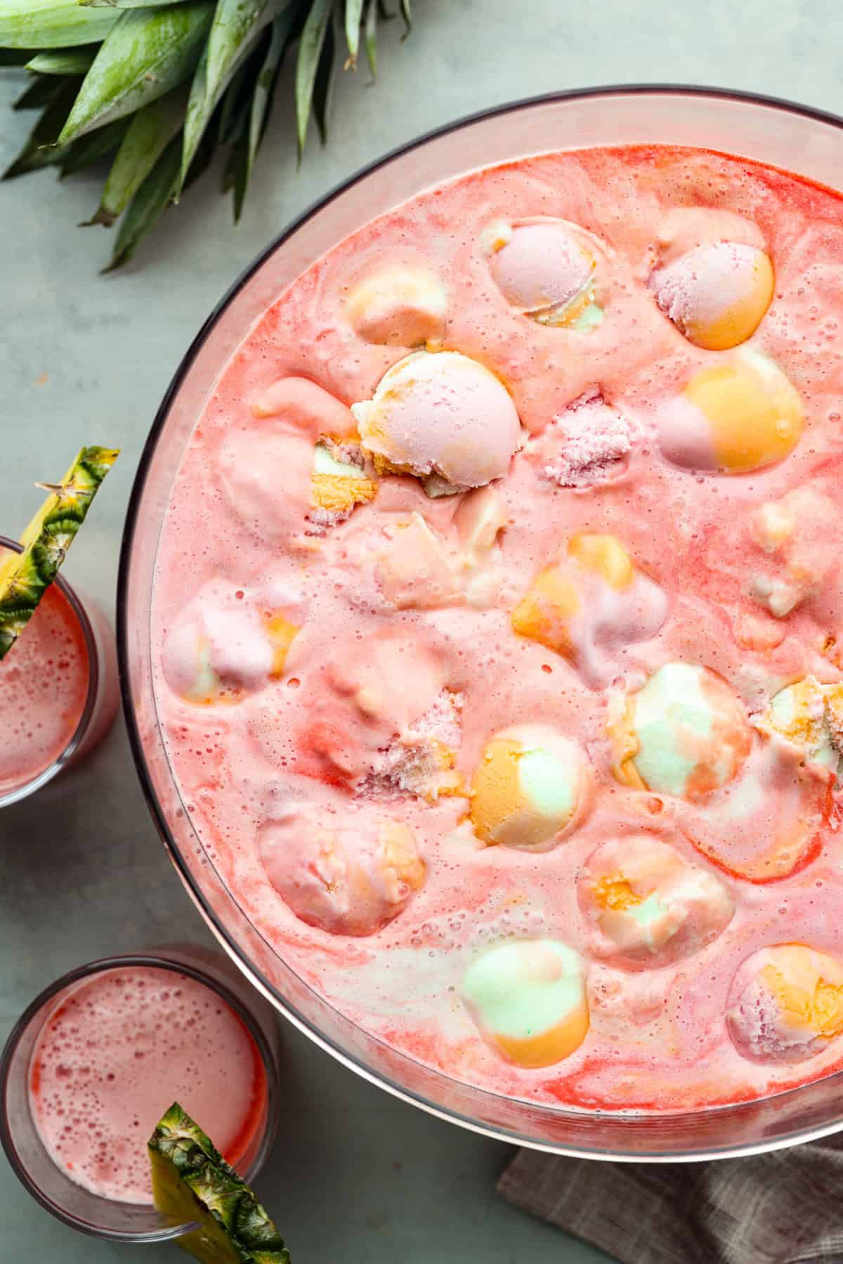 Sparkling Sherbet Fruit Punch