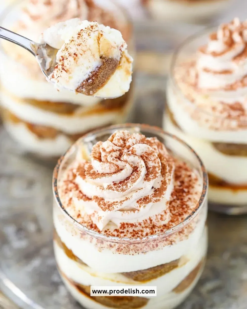 Mini Tiramisu Trifle Jars with Mascarpone Cream