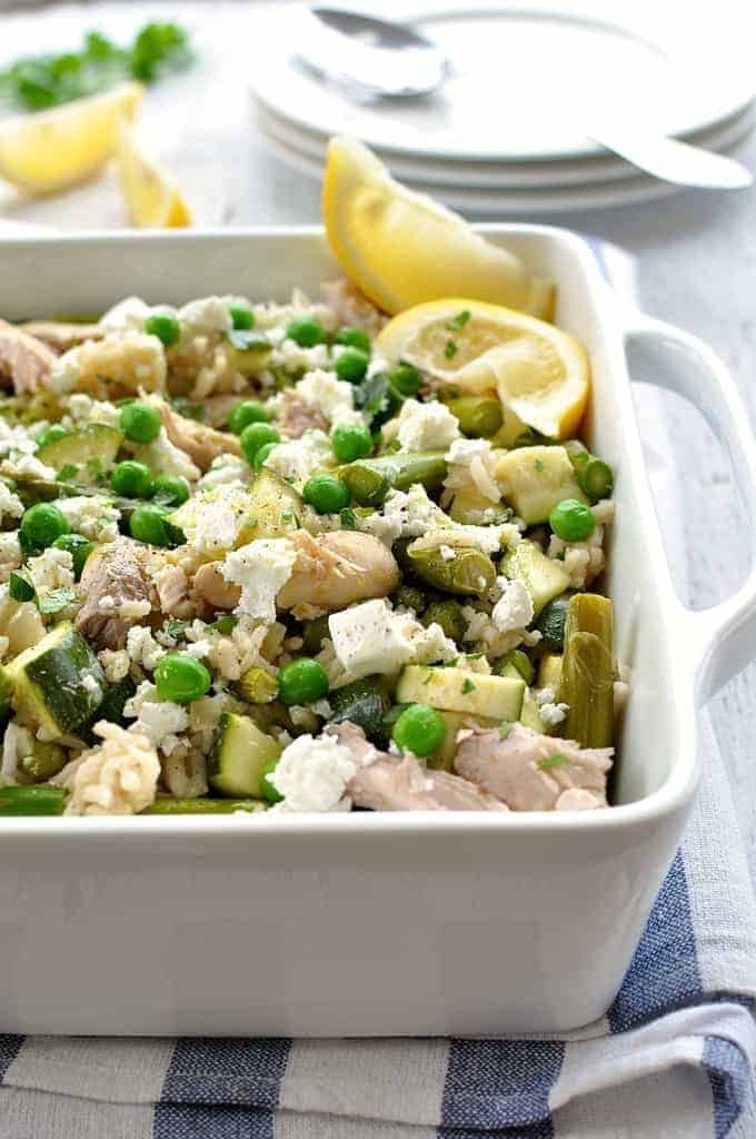 One-Pot Chicken and Veggie Rice Pilaf