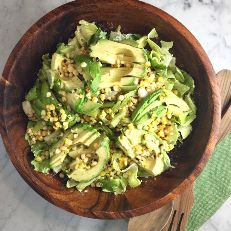 Haymarket Park Grilled Corn and Avocado Salad with Lime Vinaigrette