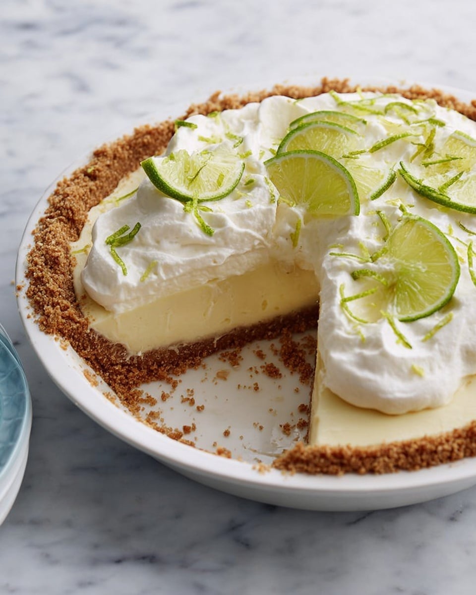 Whipped Key Lime Pie with Graham Cracker Crust