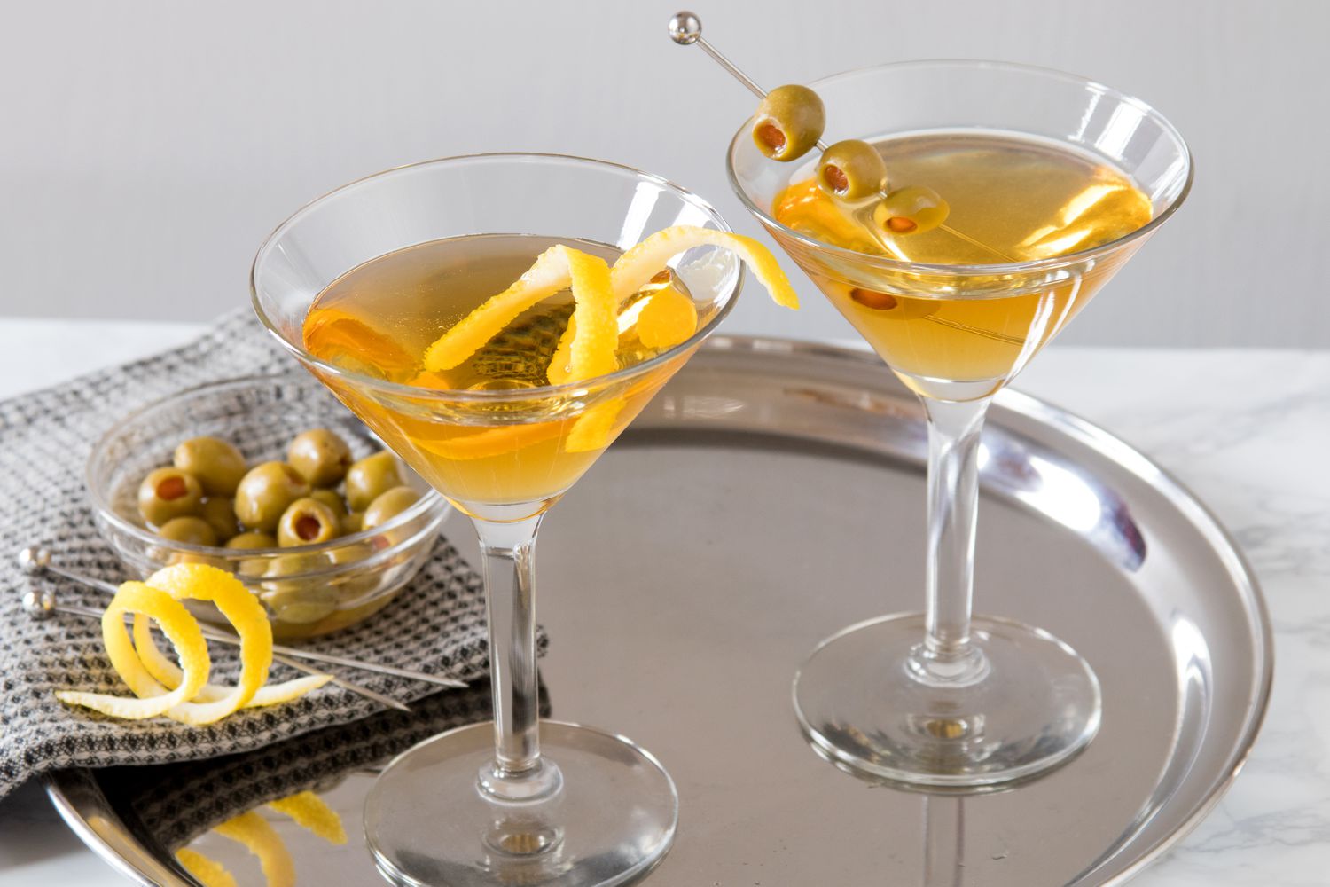 Smoked Citrus Vodka Martini