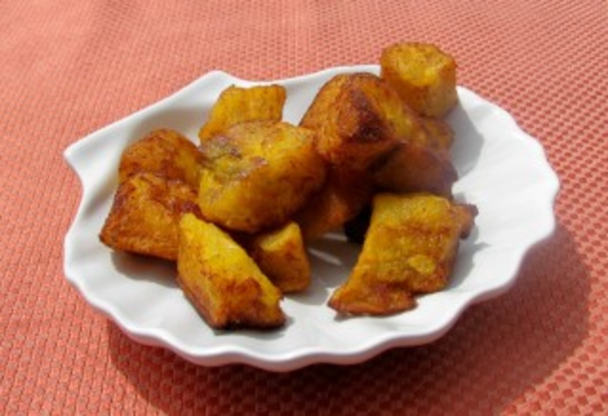 Kelewele-Style Spiced Fried Plantains