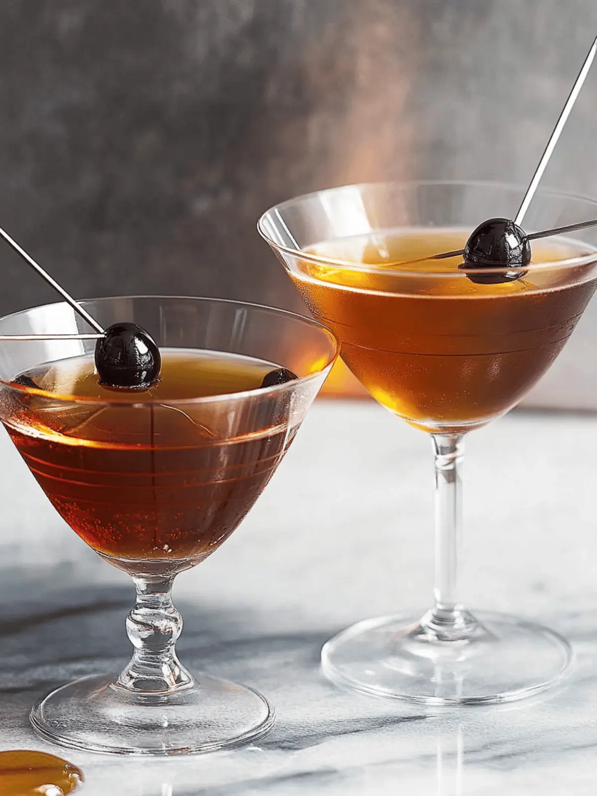 Spiced Honey Manhattan Stir