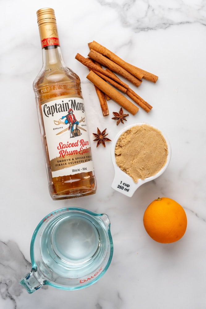 Cinnamon-Spiced Rum Old Fashioned