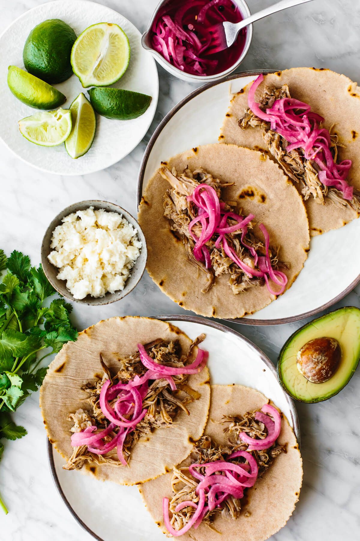 Grilled Chipotle-Lime Pork Tacos with Pickled Red Onion