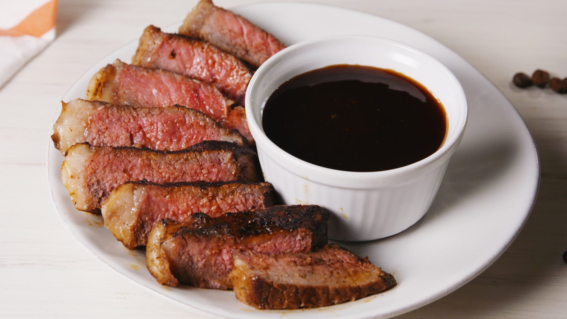 Bitter Coffee Reduction Sauce for Steak