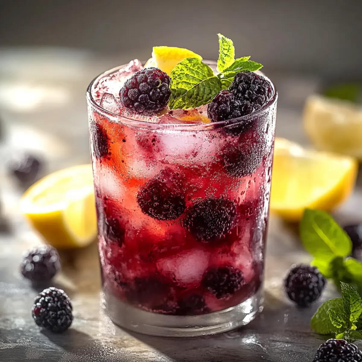 Popular Sparkling Berry Cooler
