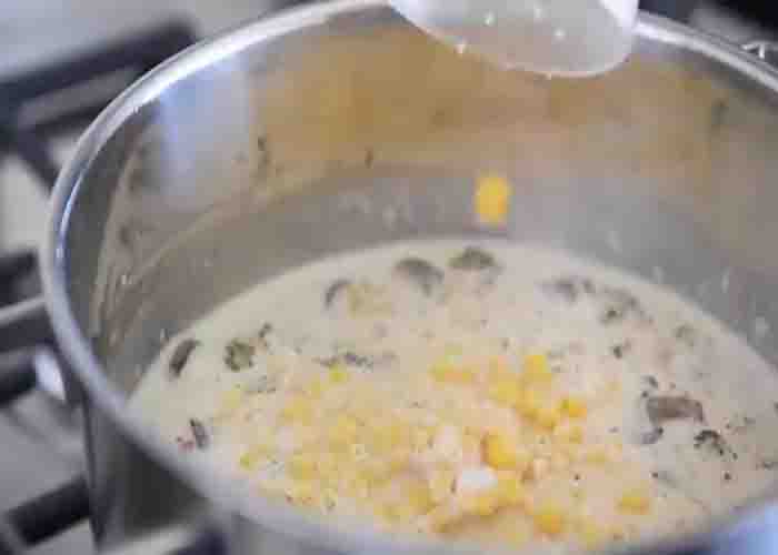 185cm Tall Vegetable Soup with Cream