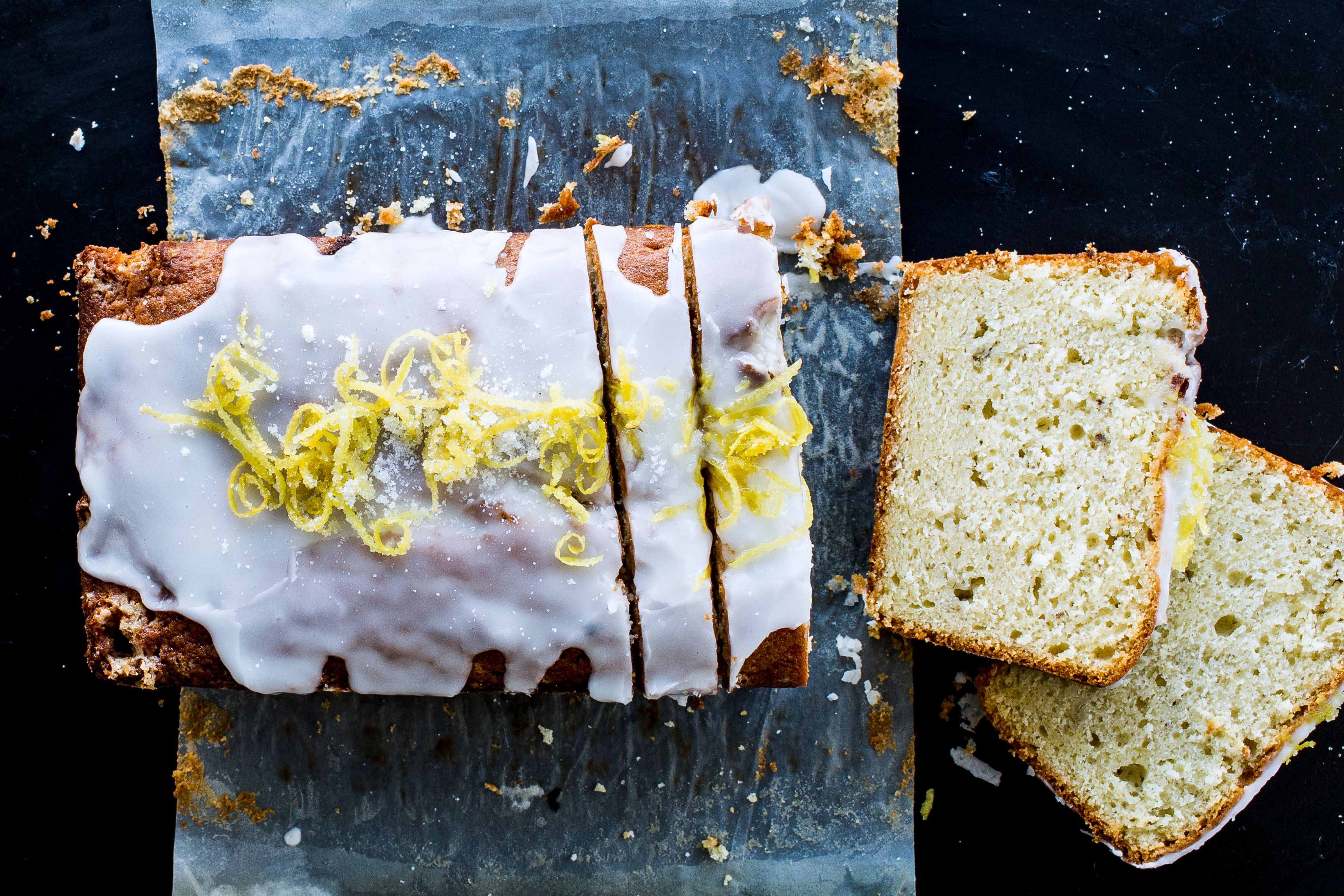Baked Lemon Lavender Pound Cake