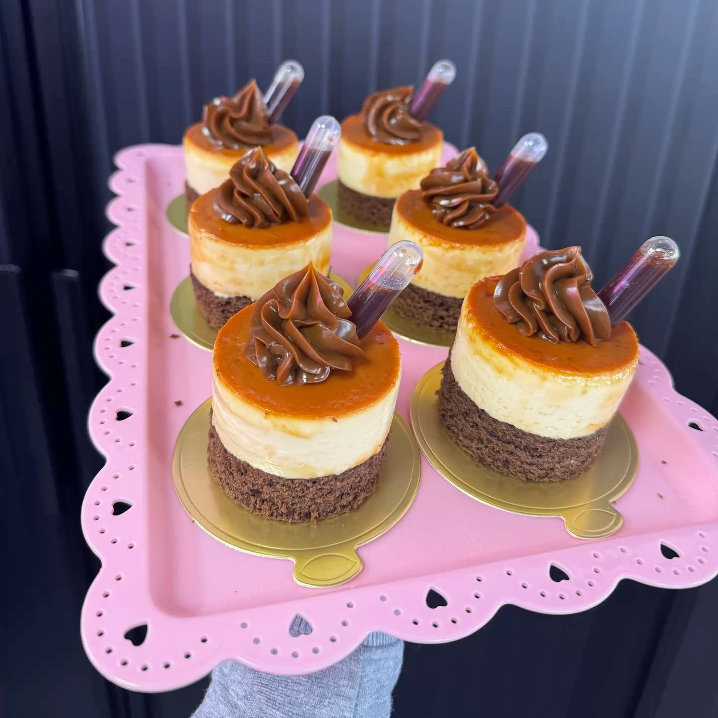 No-Bake Mexican Chocoflan Cups