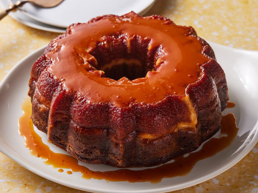 Mexican Chocoflan with Caramel Glaze